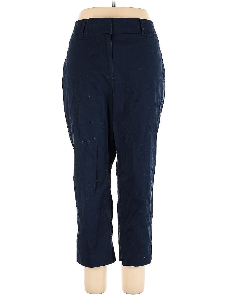 Ann Taylor Factory Solid Blue Casual Pants Size 16 - photo 1