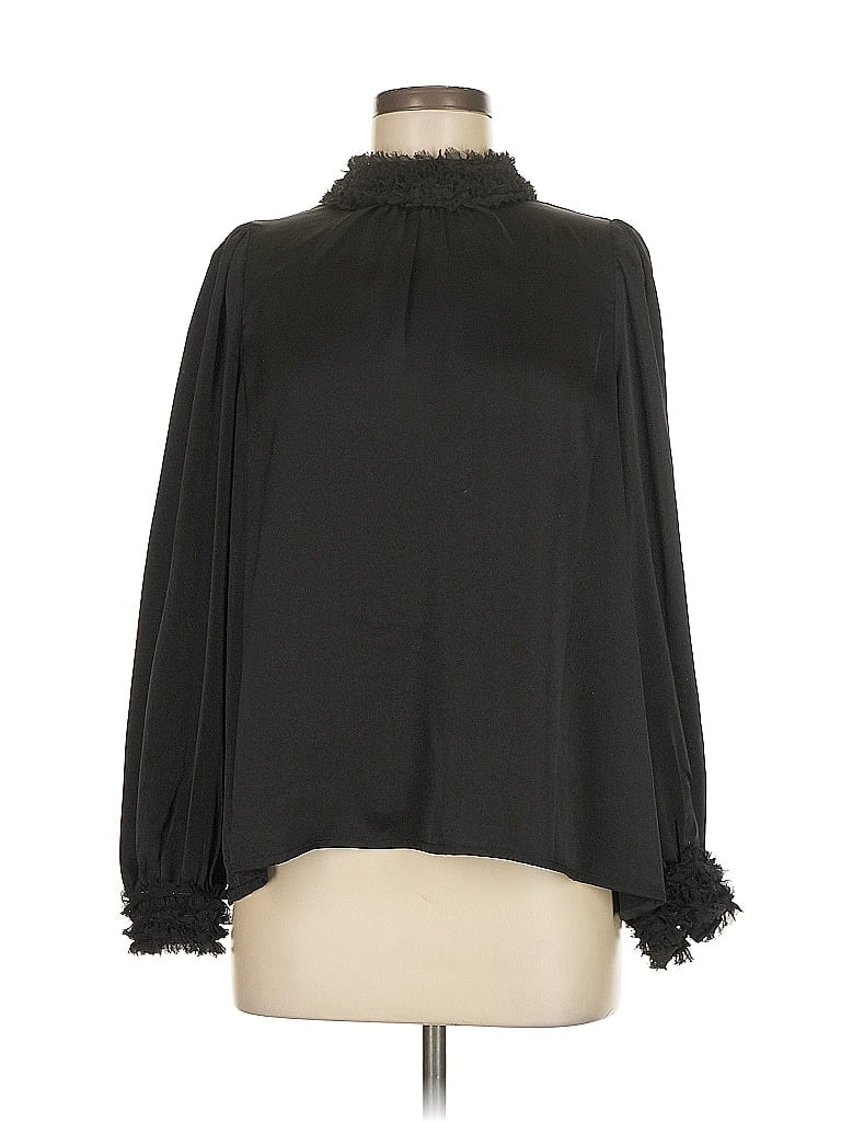 Fate Black Long Sleeve Blouse Size M - photo 1