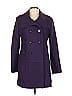 Guess Jeans Purple Wool Coat Size L - photo 1