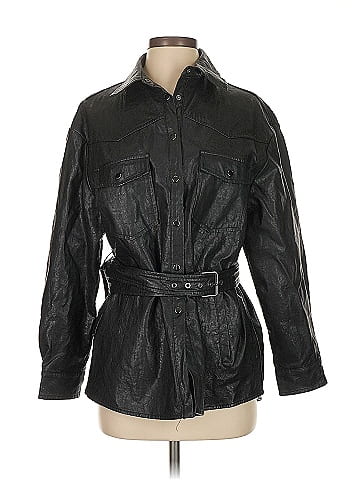 Zara Faux Leather Jacket (view 1)