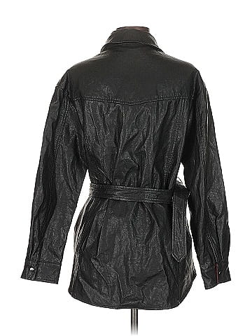 Zara Faux Leather Jacket (view 2)