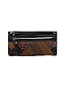 Fossil Brown Black Leather Wallet One size - photo 1