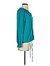 Left Coast by Dolan 100% Polyester Teal Long Sleeve T-Shirt Size XS - photo 4