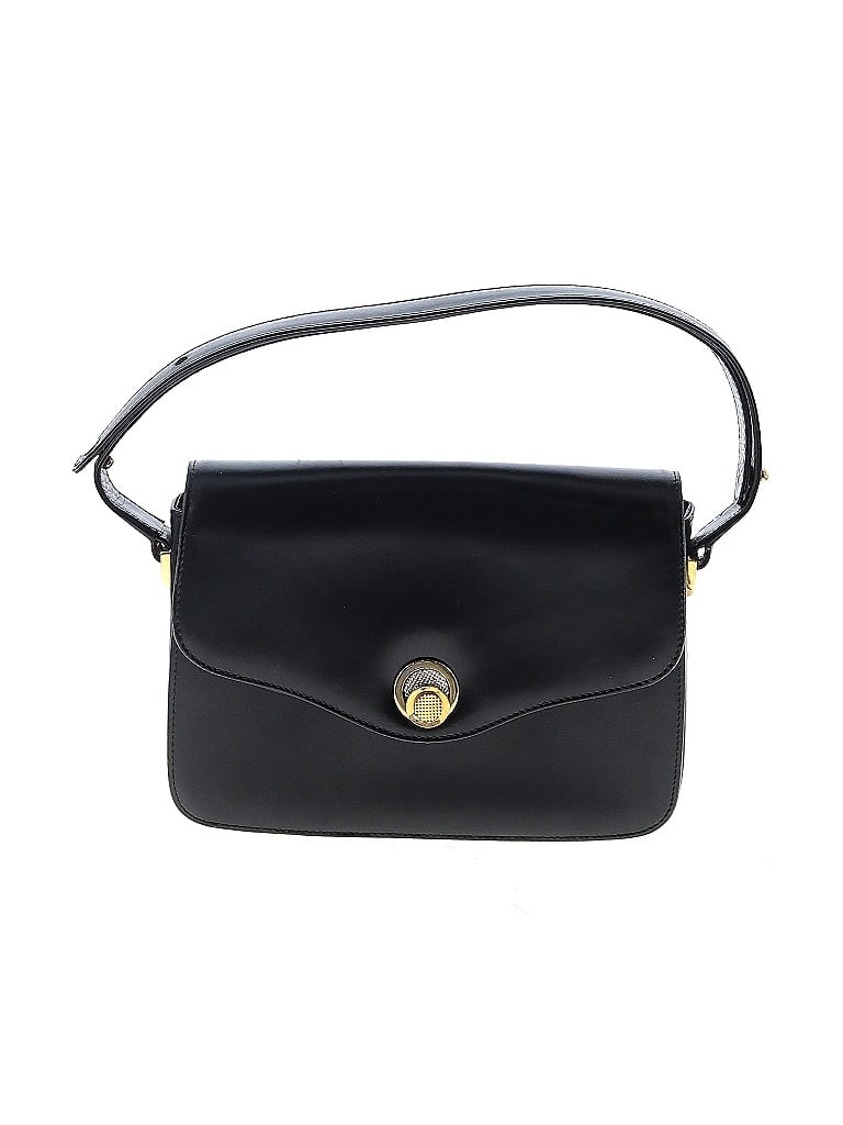 Gucci 100% Leather Solid Black Vintage Leather Shoulder Bag One size - photo 1