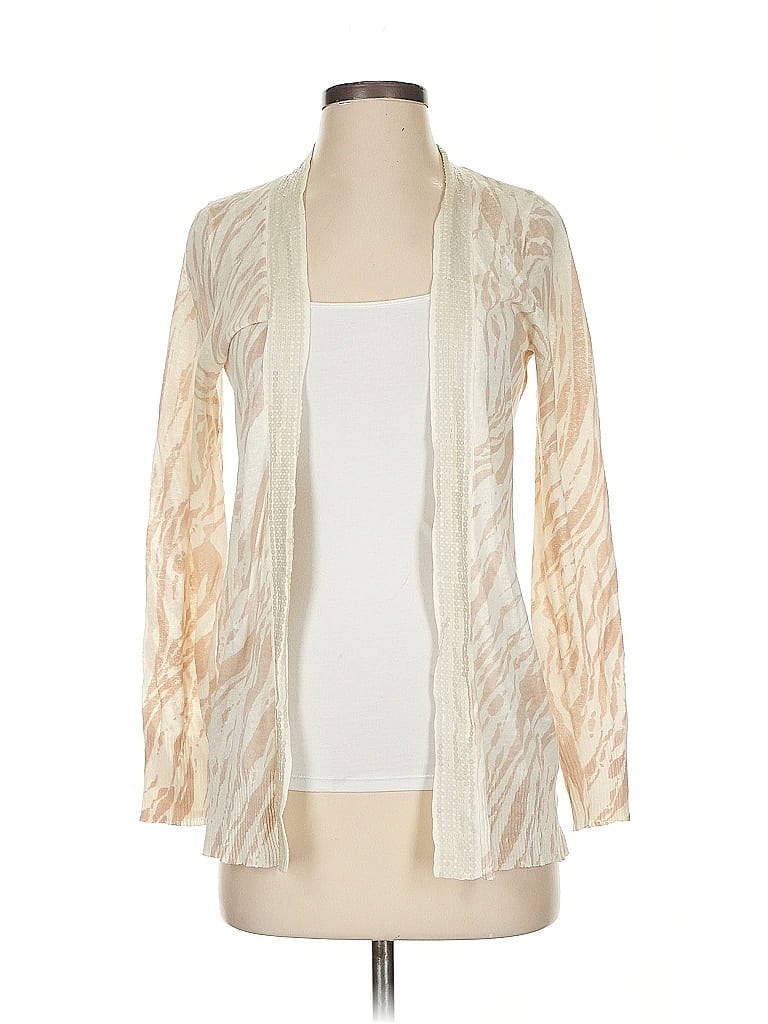 Pre-owned Chico's Cardigan Sweater In Brown