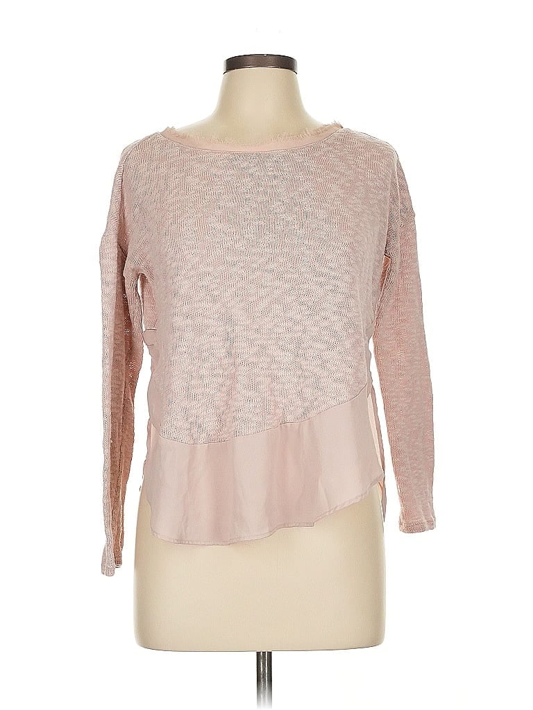 Pre-owned Deletta Pullover Sweater In Pink