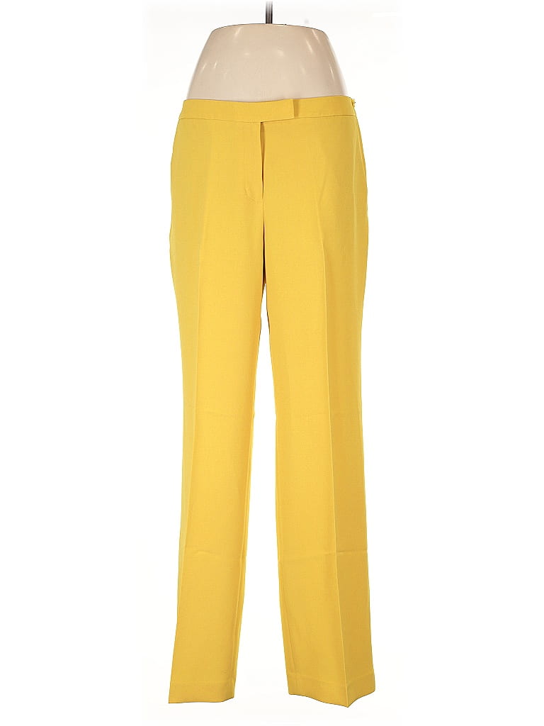 Le Suit Color Block Yellow Dress Pants Size 8 - photo 1