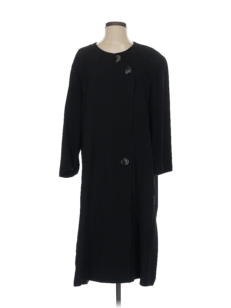 Pre-owned Saks Fifth Avenue Coat In Black