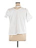 Ellos 100% Cotton White Short Sleeve Top Size 14 - photo 2