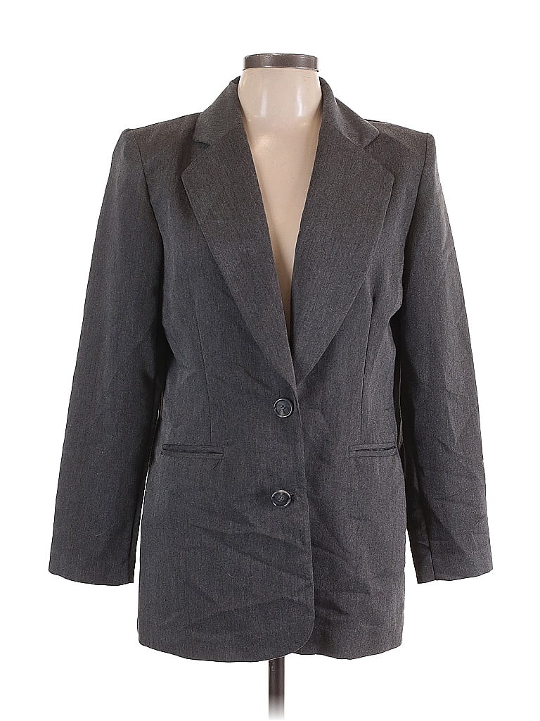 Lew Magram Gray Blazer Size 10 - photo 1