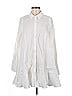 Free People 100% Cotton White Casual Dress Size M - photo 1