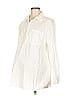Old Navy - Maternity 100% Cotton Ivory 3/4 Sleeve Button-Down Shirt Size M - photo 1