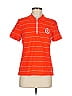L-RL Lauren Active Ralph Lauren 100% Cotton Orange Short Sleeve Polo Size M - photo 1