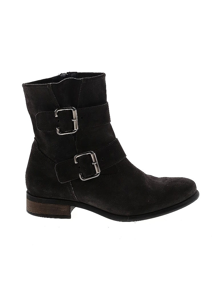 Paul Green Black Gray Ankle Boots Size UK 4 1/2 / US 6 1/2 - photo 1