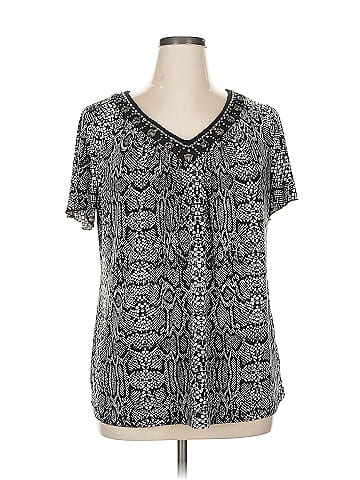 I.N. Studio Short Sleeve Blouse (view 1)