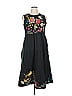 Johnny Was 100% Polyester Black Casual Dress Size XL (petite) - photo 1