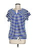T by Talbots Blue Short Sleeve Top Size M - photo 1