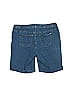 Woman Within Floral Blue Denim Shorts Size 22 - photo 2