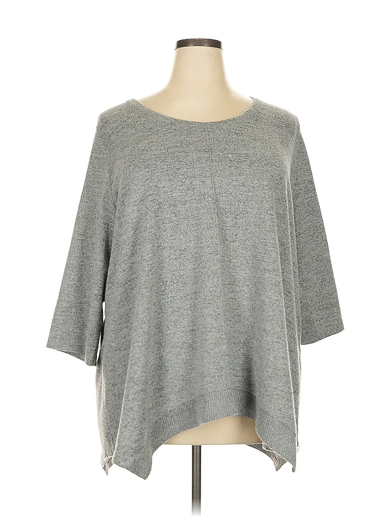 Catherines Gray Pullover Sweater Size 2X - photo 1