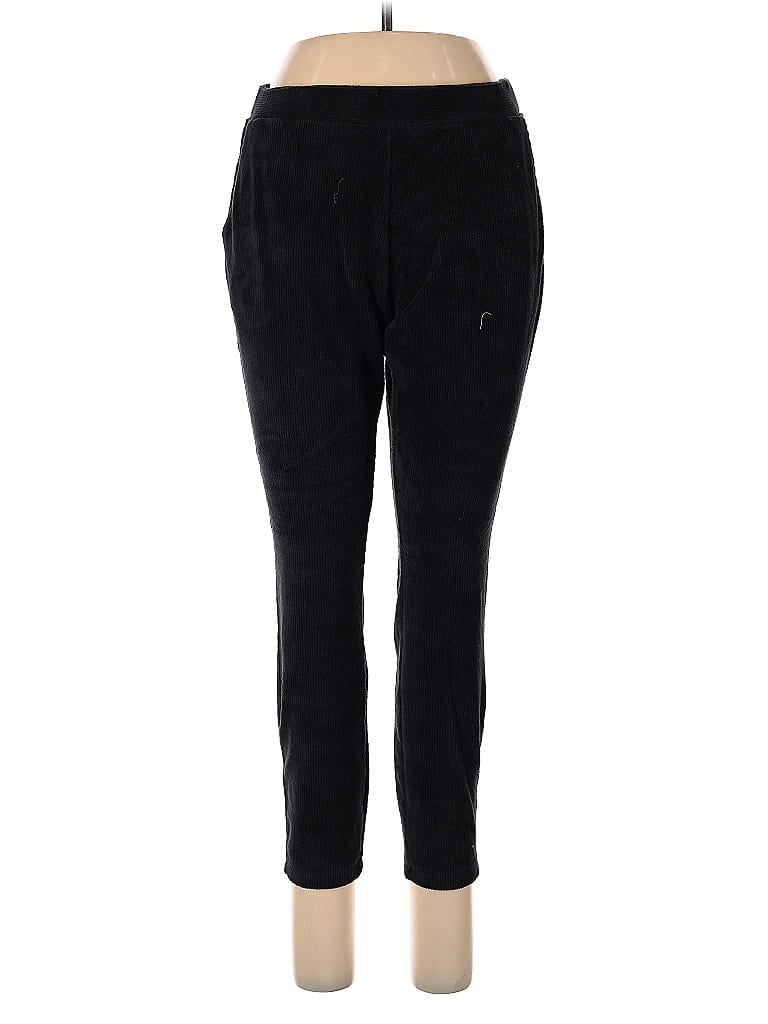 Pre-owned Lands' End Casual Pants In Black