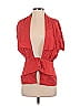 Mike & Chris Red Short Sleeve Blouse Size S - photo 1