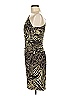 Hale Bob Graphic Brown Cocktail Dress Size M - photo 5