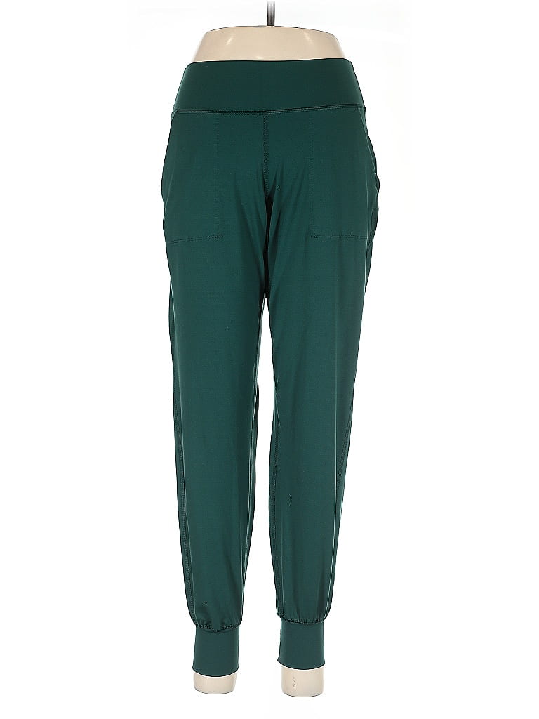 Halara Solid Green Casual Pants Size M - photo 1