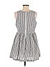Pol Stripes Gray Casual Dress Size L - photo 2