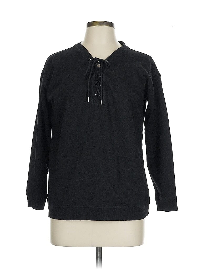 Pre-owned Cloud Chaser Pullover Sweater In Black