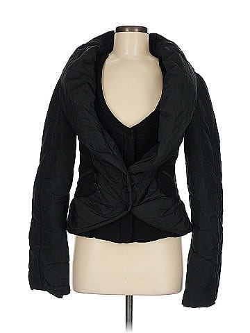 PF Paola Frani 100% Fiber Black Jacket Size 8 - 74% off | ThredUp