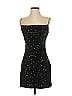 Zaful 100% Polyester Stars Black Cocktail Dress Size S - photo 1