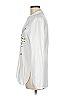 Desigual 100% Cotton Graphic White Long Sleeve Blouse Size XL - photo 5