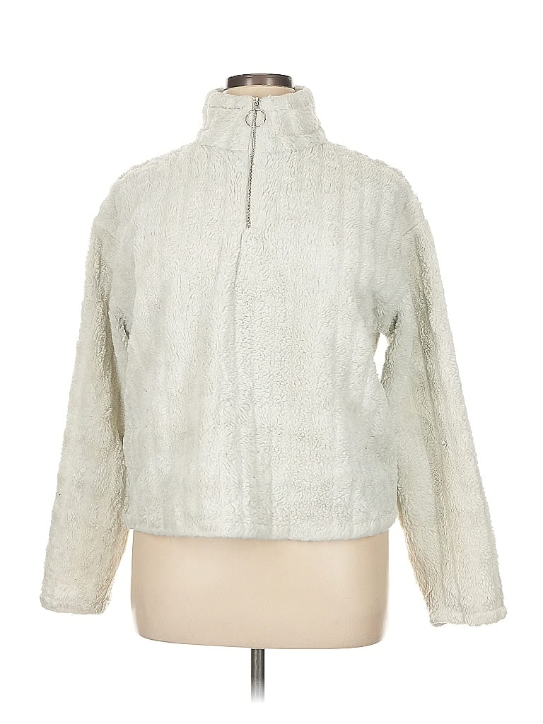 Pre-owned Candies Candie's Faux Fur Jacket In White