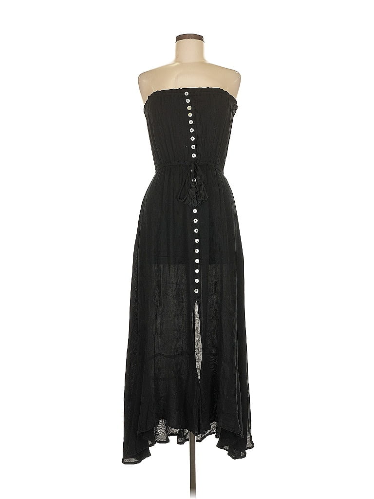 Elan 100% Rayon Black Casual Dress Size S - photo 1
