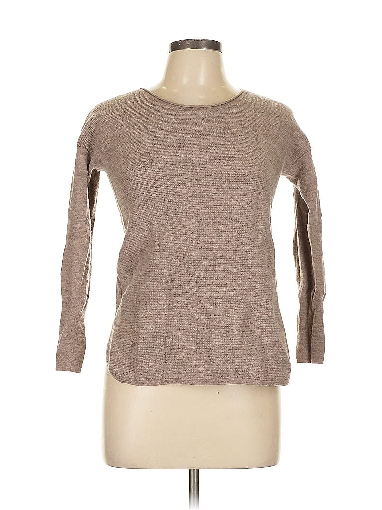 Pre-owned Max Studio Wool Sweater In Brown