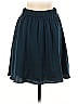 OAK + FORT 100% Polyester Solid Teal Casual Skirt Size S - photo 2