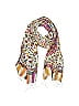 Tolani 100% Silk Floral Yellow Purple Silk Scarf One size - photo 1