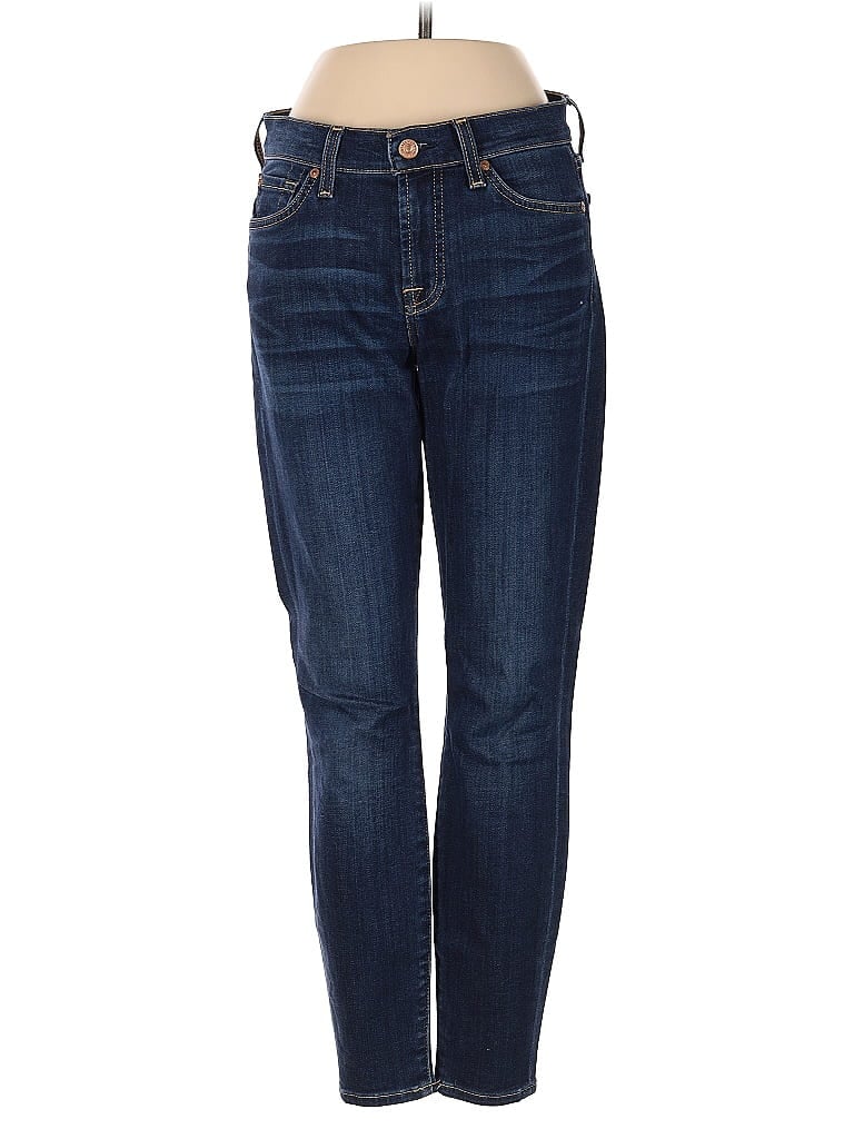 Pre-owned 7 For All Mankind Jeans In Blue