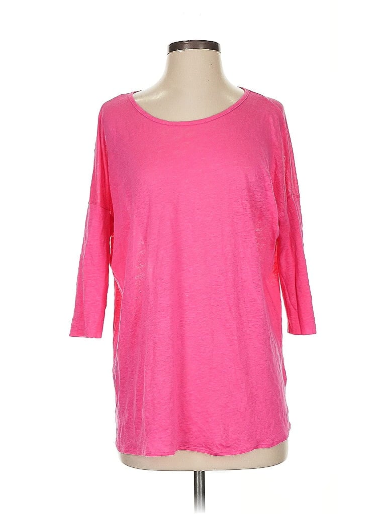 Click to view more detailed imagery on our partner's website Pre-owned Calypso St Barth 3/4 Sleeve T-shirt In Pink