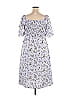 Allegra K 100% Polyester Floral Purple Casual Dress Size XL - photo 2