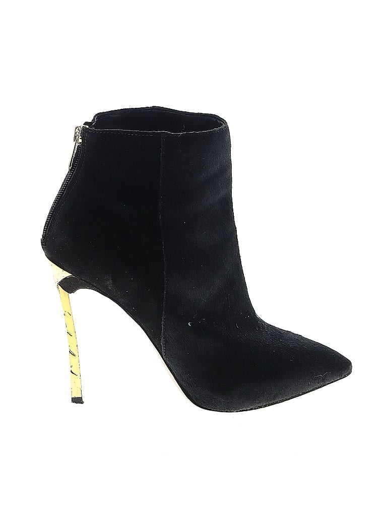 Pre-owned Sam Edelman Ankle Boots In Black
