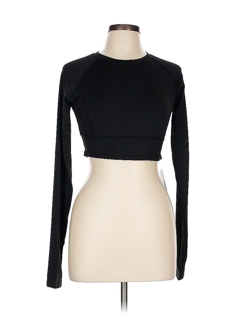 Halara Black Long Sleeve T-Shirt Size L - photo 1
