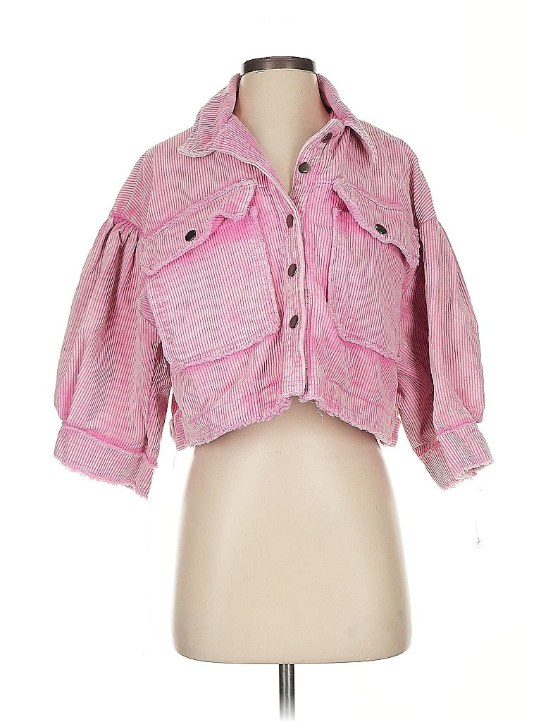 Pol 100% Cotton Pink Jacket Size S - photo 1
