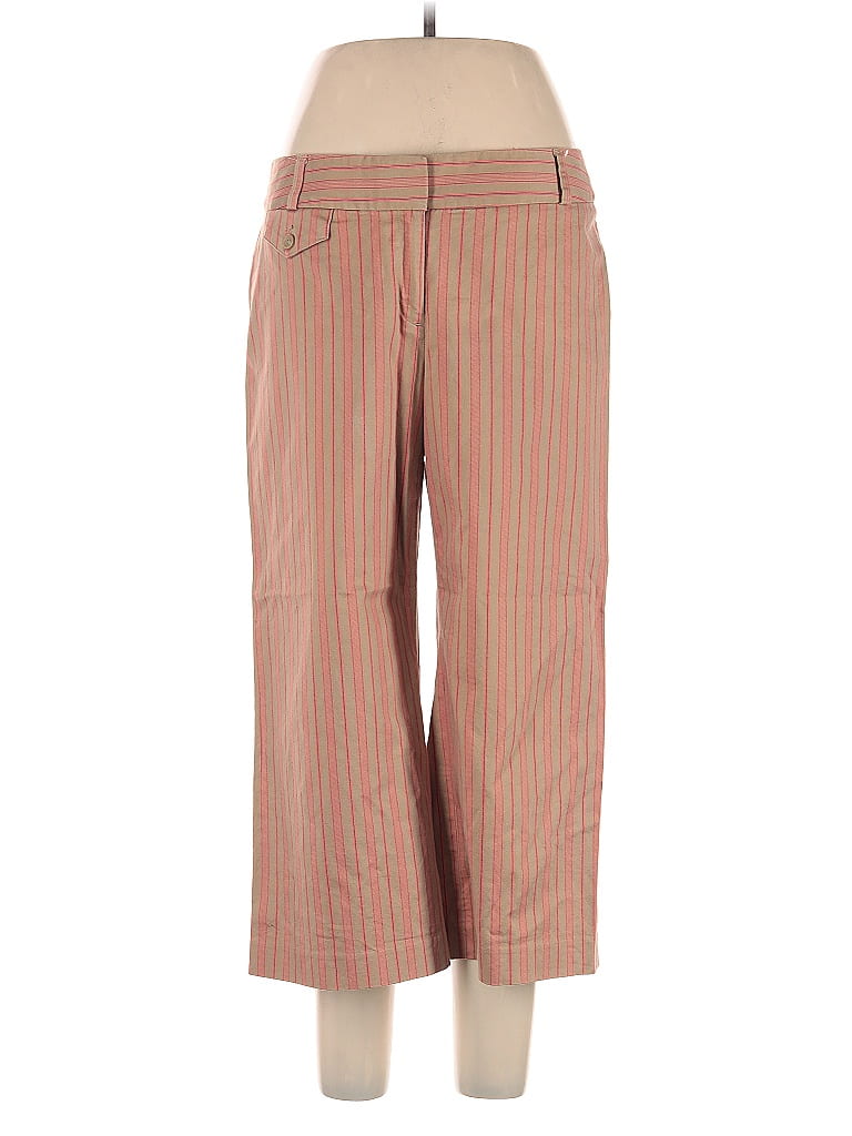 Express Design Studio Stripes Brown Casual Pants Size 12 - photo 1