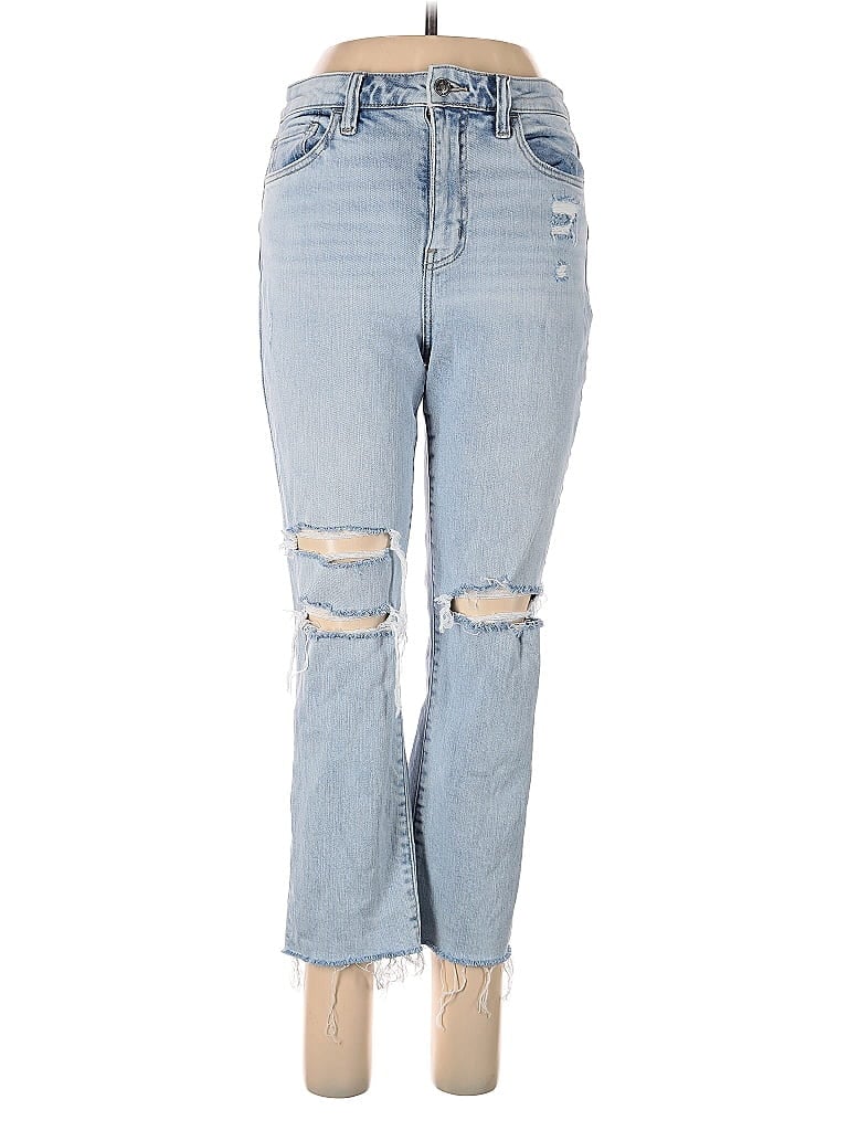 STUDIO BLUE Stripes Blue Jeans Size 29 waist (petite) - photo 1