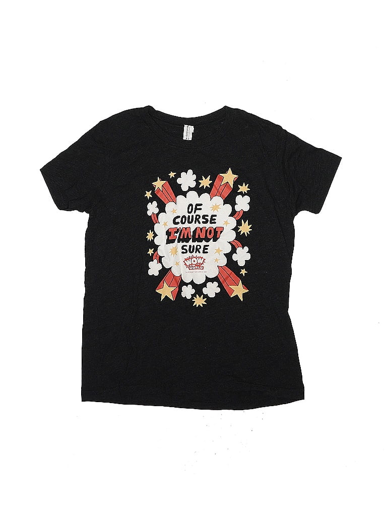 Bella + Canvas Floral Black Short Sleeve T-Shirt Size M (big kids) - photo 1