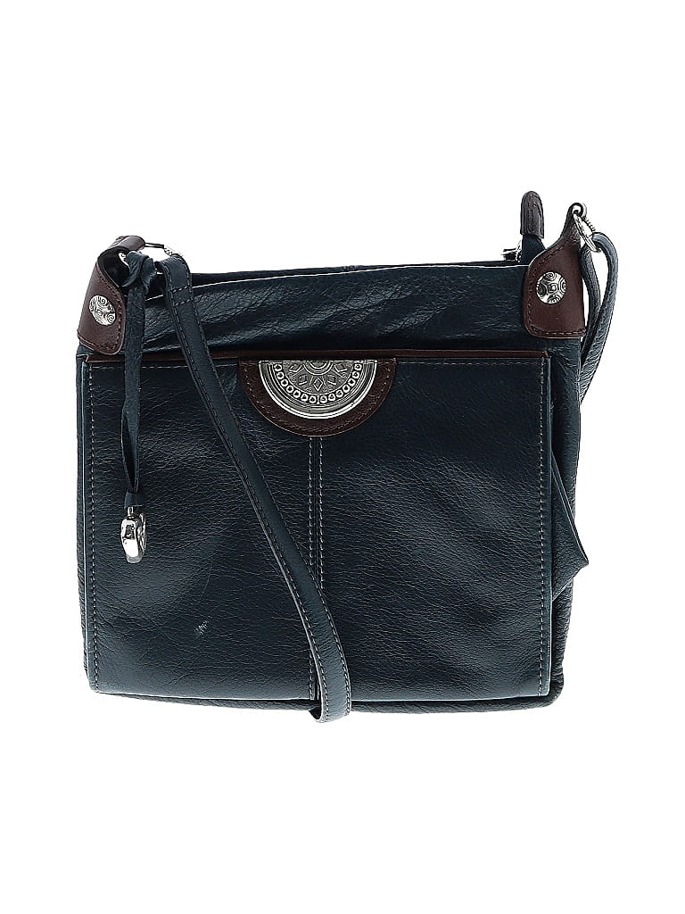 Brighton 100% Leather Blue Teal Leather Shoulder Bag One size - photo 1