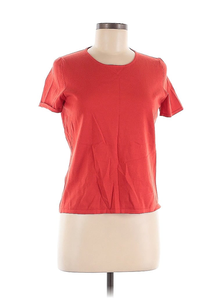 Pre-owned Neiman Marcus Short Sleeve T-shirt In Red