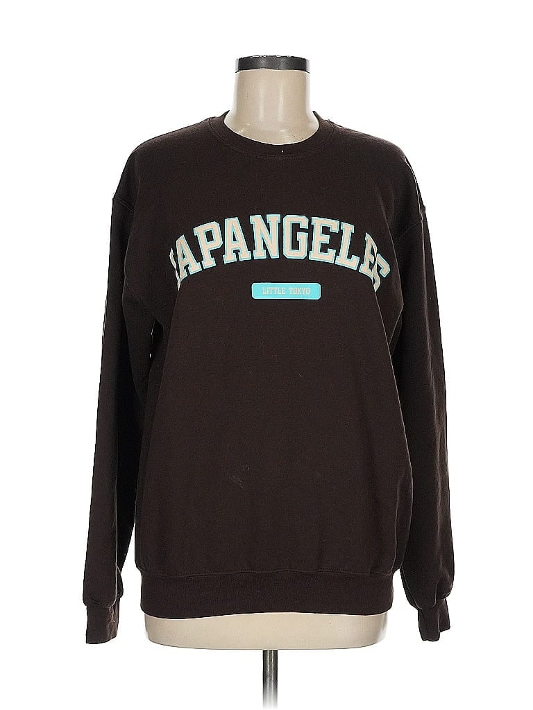 Pre-owned Assorted Brands Sweatshirt In Brown