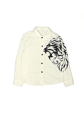 Shein Long Sleeve Button-Down Shirt (view 1)
